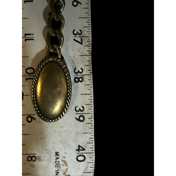 Vintage Calvin Klein Solid Brass Concho Belt- Signed-1970’s Boho-Rare main image 5